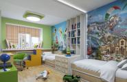 Продуманный дизайн и декорирование детской комнаты на два ребенка